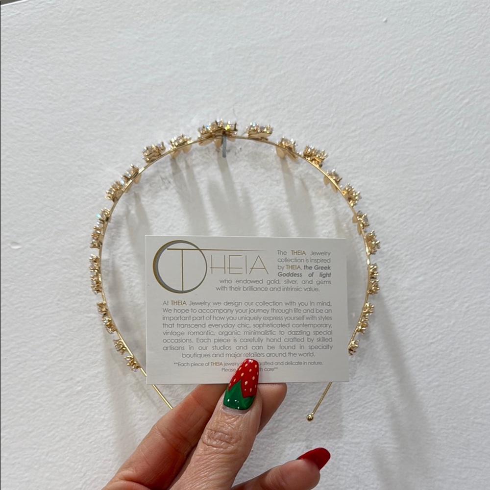 THEIA Gold Crystal Headband